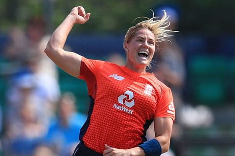 Katherine Brunt becomes  1st English woman to take 150 ODI wickets