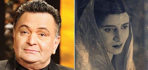 Veteran actor Rishi Kapoor tweets photo of Pran disguised as woman