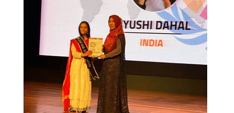 Sikkim Girl Ayushi Dahal Brings Laurels To State, Wins Gold at UN Summit