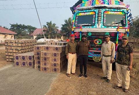 Illegal Arunachal liquor seized at Gossaigaon