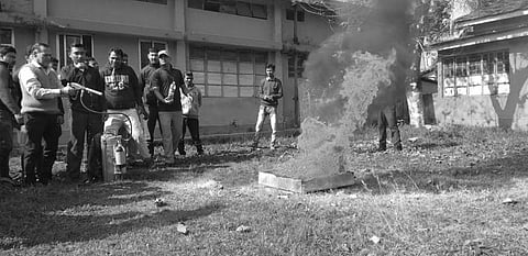 Mock drill for paramedics, staff of SK Roy Civil Hospital on safety measures in Hailakandi