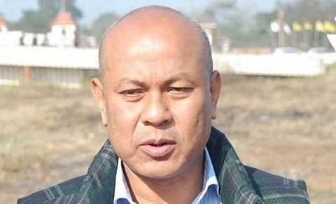 Bodoland People’s Front (BPF) workers respond enthusiastically to Hagrama Mohilary’s call for hoisting ensign