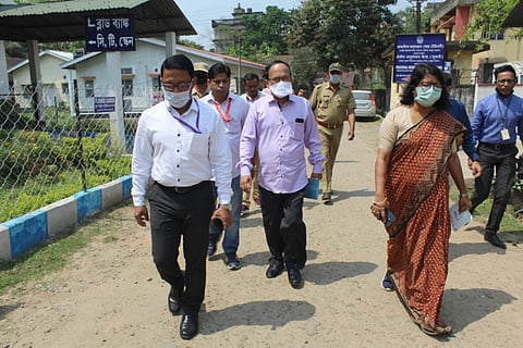 COVID-19 update: Deputy Commissioner of Cachar visit hospital to review preparedness
