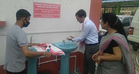 BTC Election Observer Palve Bijoy Timbake joins Covid-19 awareness at Udalguri