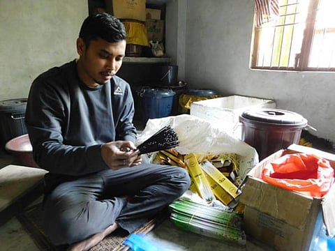 Incense stick industry of Dhakuakhana entrepreneur sets an example for others
