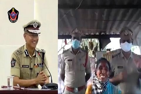 Andhra DGP Gautam Sawang salutes woman who gave cold drinks to cops