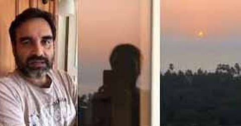 Actor Pankaj Tripathi gets time to watch the sunset