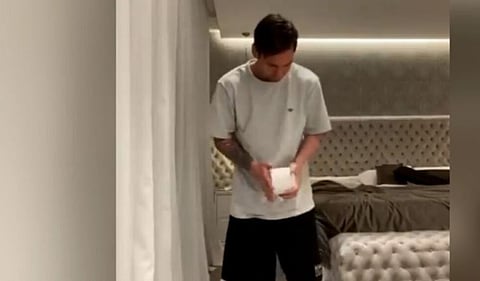 Coronavirus pandemic: Lionel Messi, other stars show off skills in toilet roll challenge