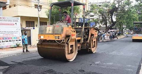 Hyderabad builds roads & flyovers during a lockdown period