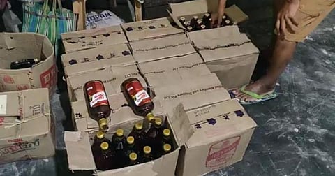 Assam Police seized Illegal liquor at Rangia-Tamulpur-Bhutan road
