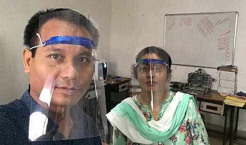 Tezpur University develops face shields for medical staff in the fight against coronavirus