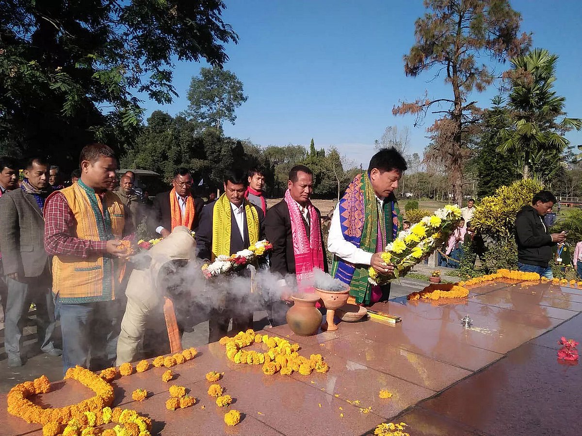 UBPO members visit Dotma, pay tribute to Bodofa Upendra Nath Brahma