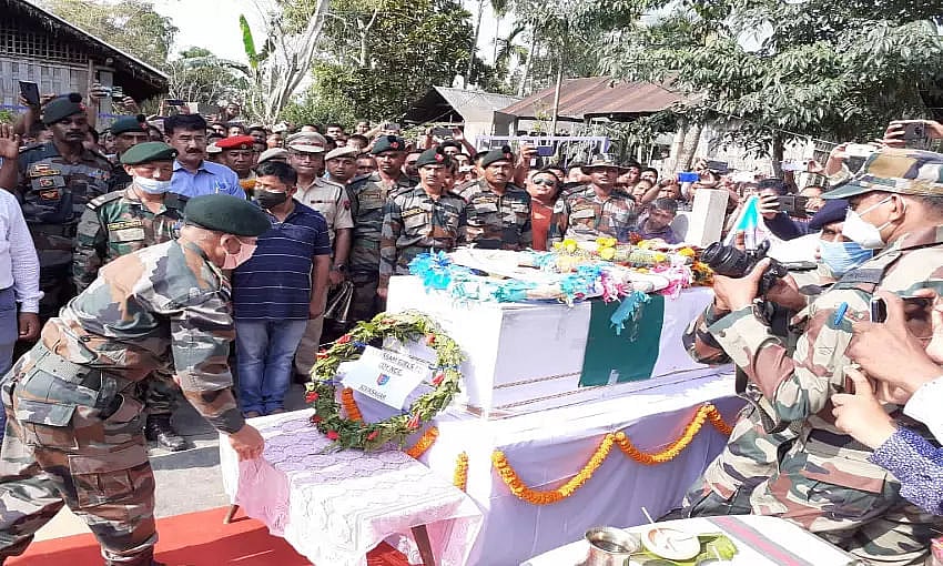 Tipomia villagers bid tearful adieu to Subedar Nitul Gogoi killed in ...