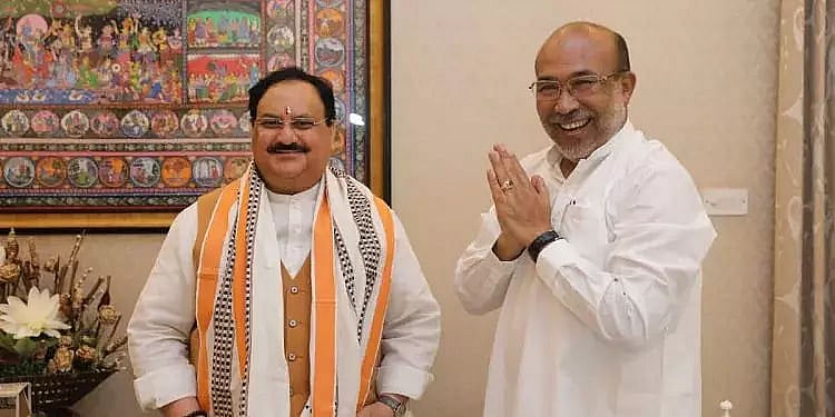 Discontent Grows In Manipur BJP, National President JP Nadda To Arrive ...