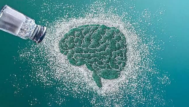 How salt affects blood flow in the brain