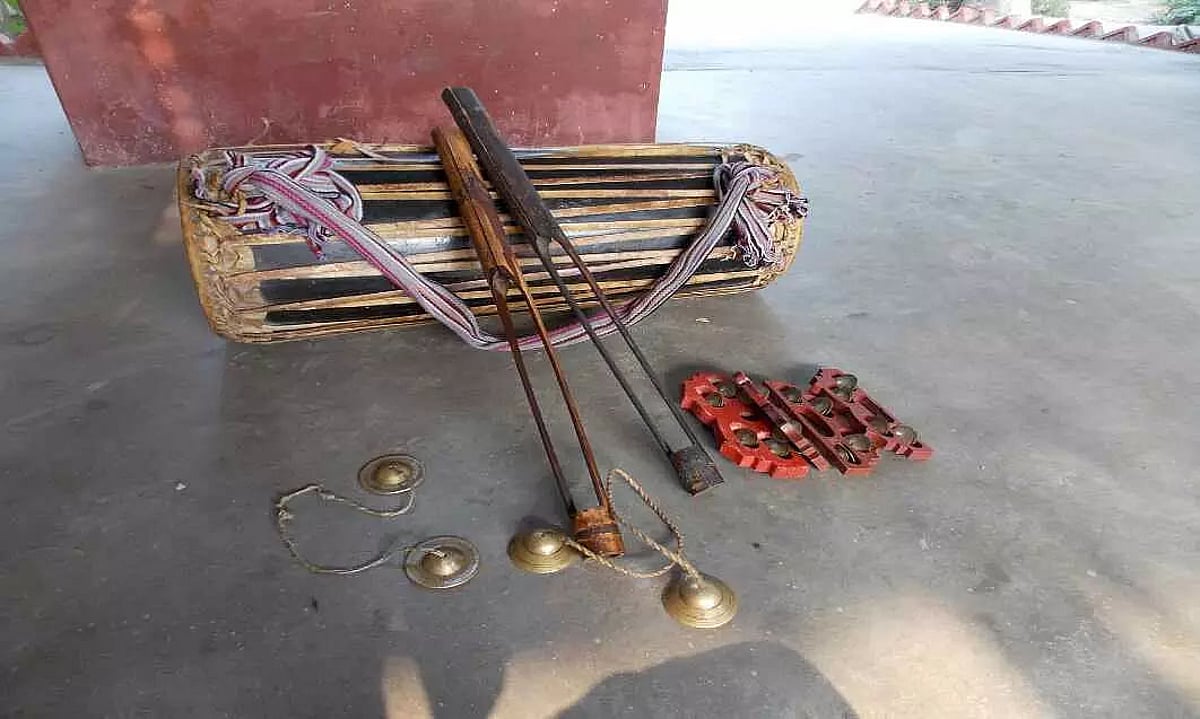 Bodo musical instrument distributed at Kabirali Bodo Sahitya Sabha ...