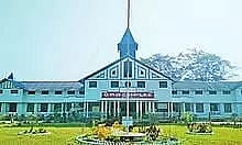 Health Minister Takes Stock of Super-Speciality Block at AMCH
