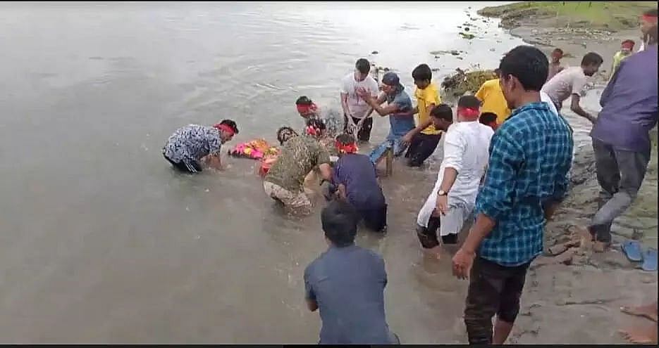 Durga Puja concludes peacefully at Jamugurihat