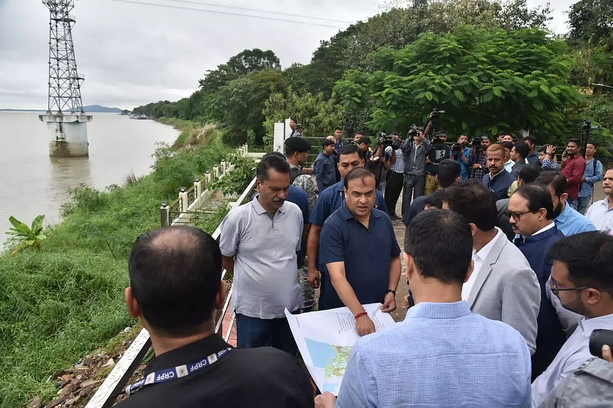 Assam: CM Inspects the Riverfront Beautification Project, Comments on ...