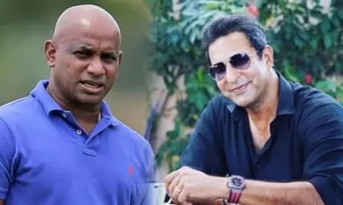 Akram Pyara Former Sri Lanka skipper Jayasuriya, Pakistan legend Akram come on ...