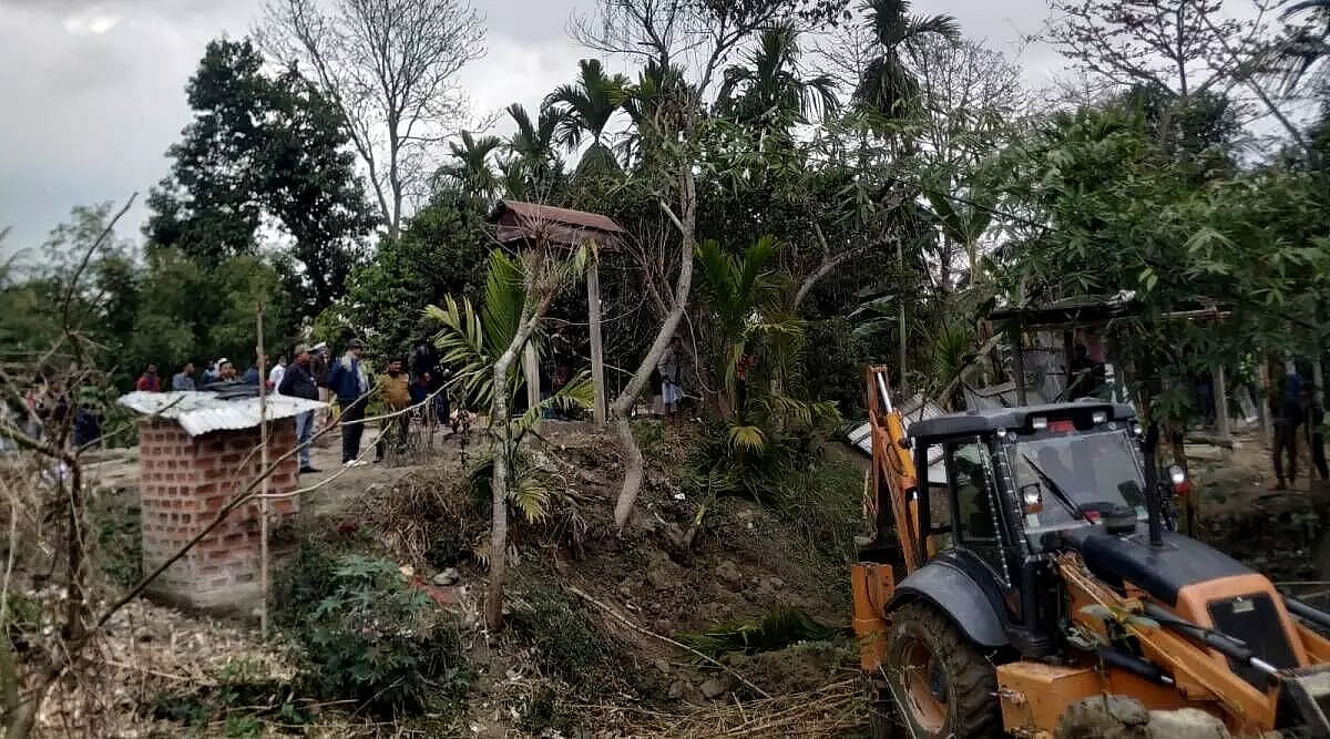 Eviction of Encroachers From Satra Land Begins in Nagaon