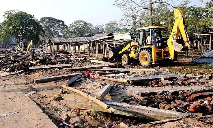 Massive eviction drive carried out against illegal encroachment in Nagaon