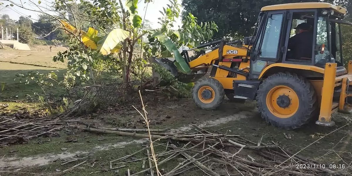 Eviction to free 450 hectares of Pabha Reserve Forest begins in Lakhimpur
