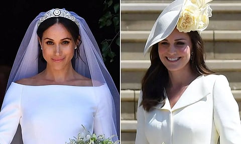 Princess of Wales Kate Middleton Duchess of Sussex Meghan Markle