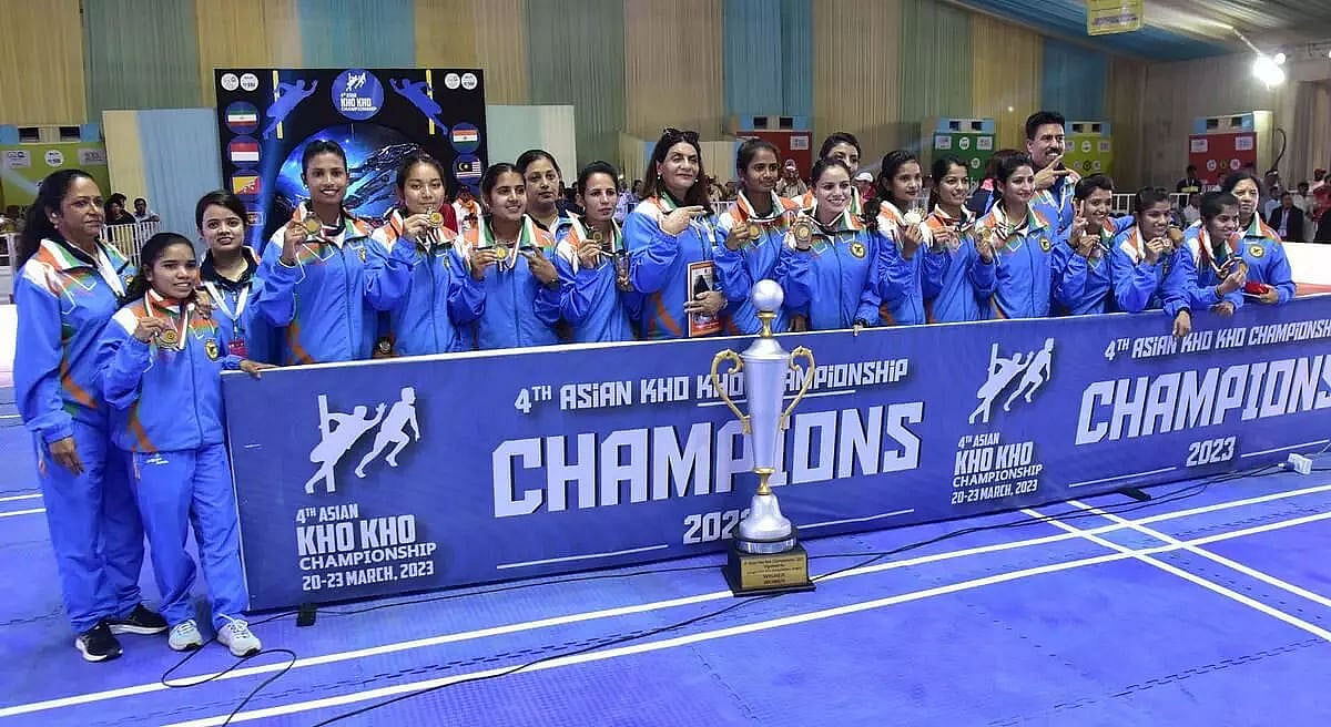 Indian men, women clinched titles in 4th Asian Kho Kho Championships