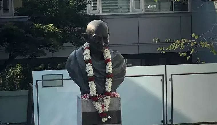 Another Mahatma Gandhi statue vandalized in Canada