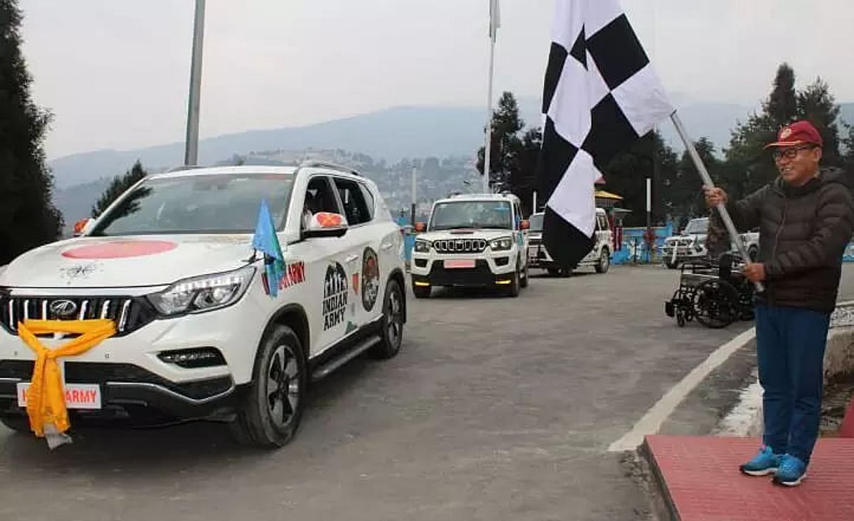 Shillong Rally Racing Northeast car rally flags off from Tawang to Shillong