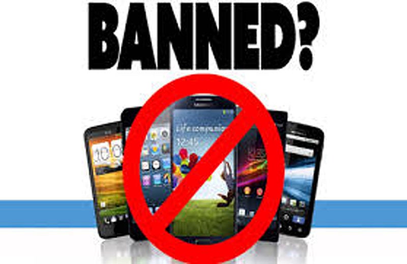Ban on smartphones during guard duty