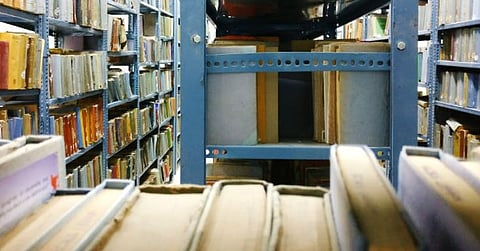 Library system in ancient Assam