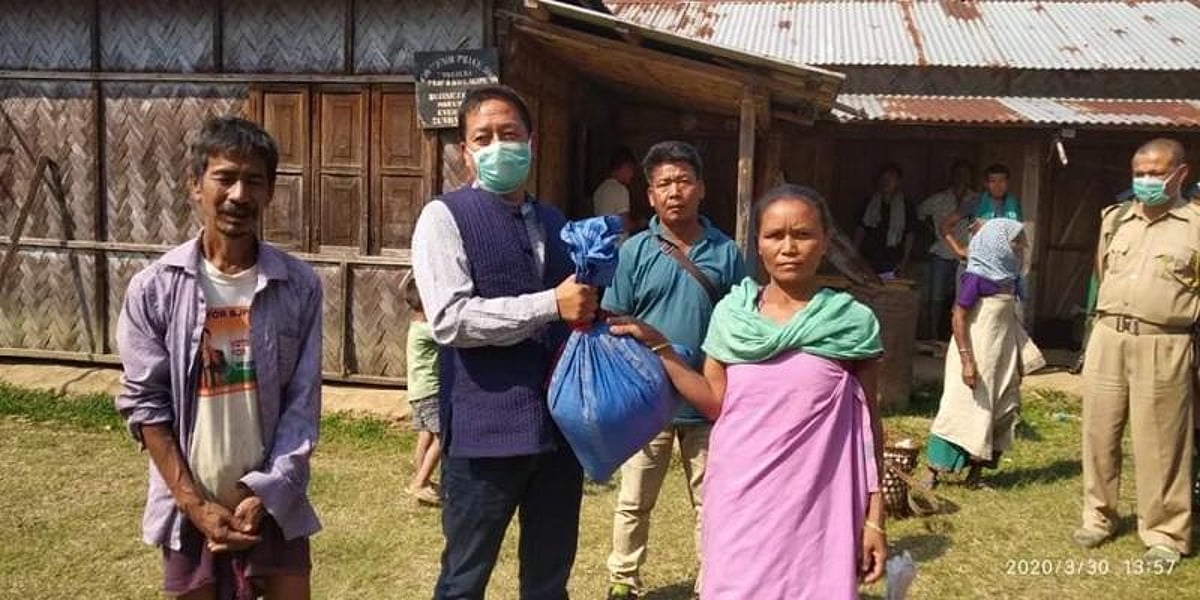 NCHAC CEM Samuel Changsan arranges for free rice distribution among BPL ...