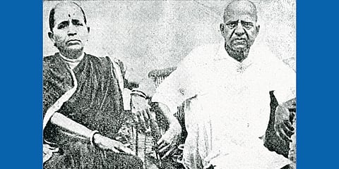 Dadasaheb Falake with Wife