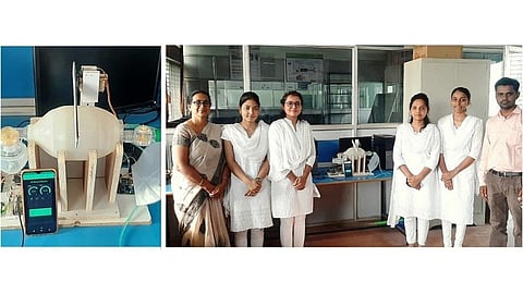व्हेंटिलेटरला आता अम्बूबॅगचा पर्याय; इचलकरंजीतील डीकेटीईच्या विद्यार्थ्यांकडून निर्मीती 