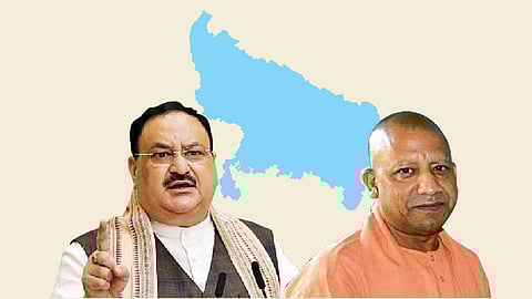 JP Nadda and Yogi Adityanath