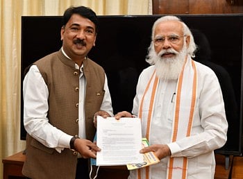 MP Unmesh Patil-Prime Minister Narendra Modi