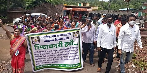 रिफायनरी समर्थनार्थ महिलांचा एल्गार