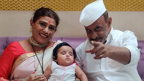 सोशल मीडियावर डॅडींच्या नातीची चर्चा; फोटो व्हायरल