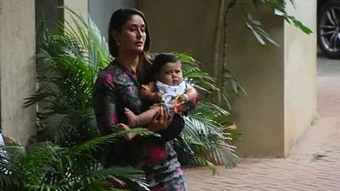 दिसला बाबा एकदाचा! तैमूरच्या भावाचा फोटो व्हायरल