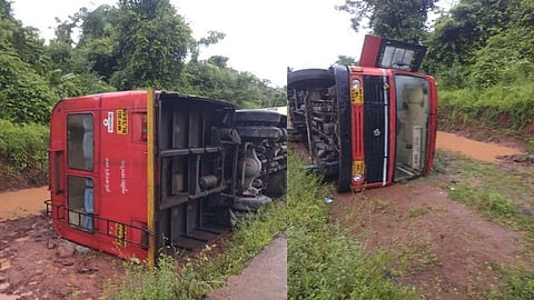 कोकण : मुंबईवरुन दापोलीकडे येणाऱ्या 'एसटी'ला अपघात