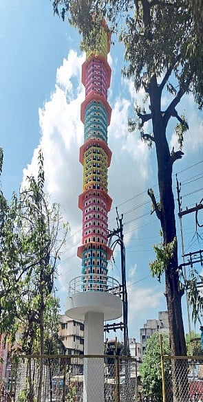 नाशिक : पंचवटी मधील पूरिया पार्कमध्ये ‘पक्षीघर’