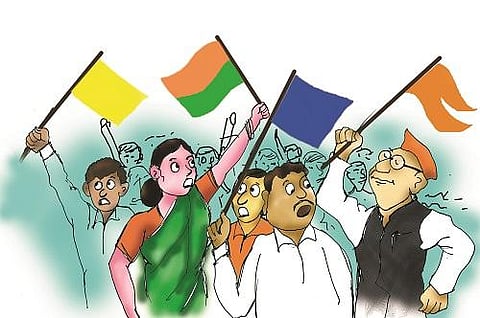 जळगावः मनसेचे मनपासमोर ‘झोपा काढा’ आंदोलन 