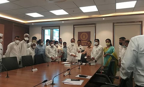 ncp and congress leaders to meet ajit pawar