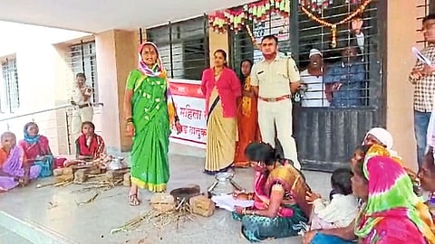 Women's agitation to protest against inflation