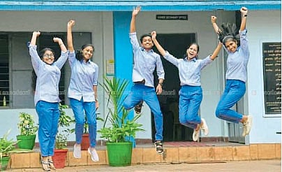 Students celebrate freedom of uniform