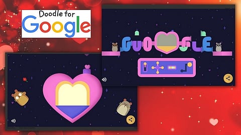 Google Doodle valentines Day