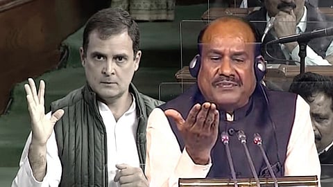 तो माझा अधिकार! लोकसभा अध्यक्षांनी राहुल गांधींना झापलं