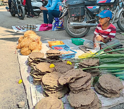 गावरान गायीच्या गोवऱ्यांना नगरकरांची पसंती